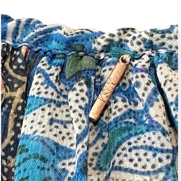 Misa Kali Dress In Blue Print, Maxi dress, Size XS, New, with tag - Picture 7 of 16